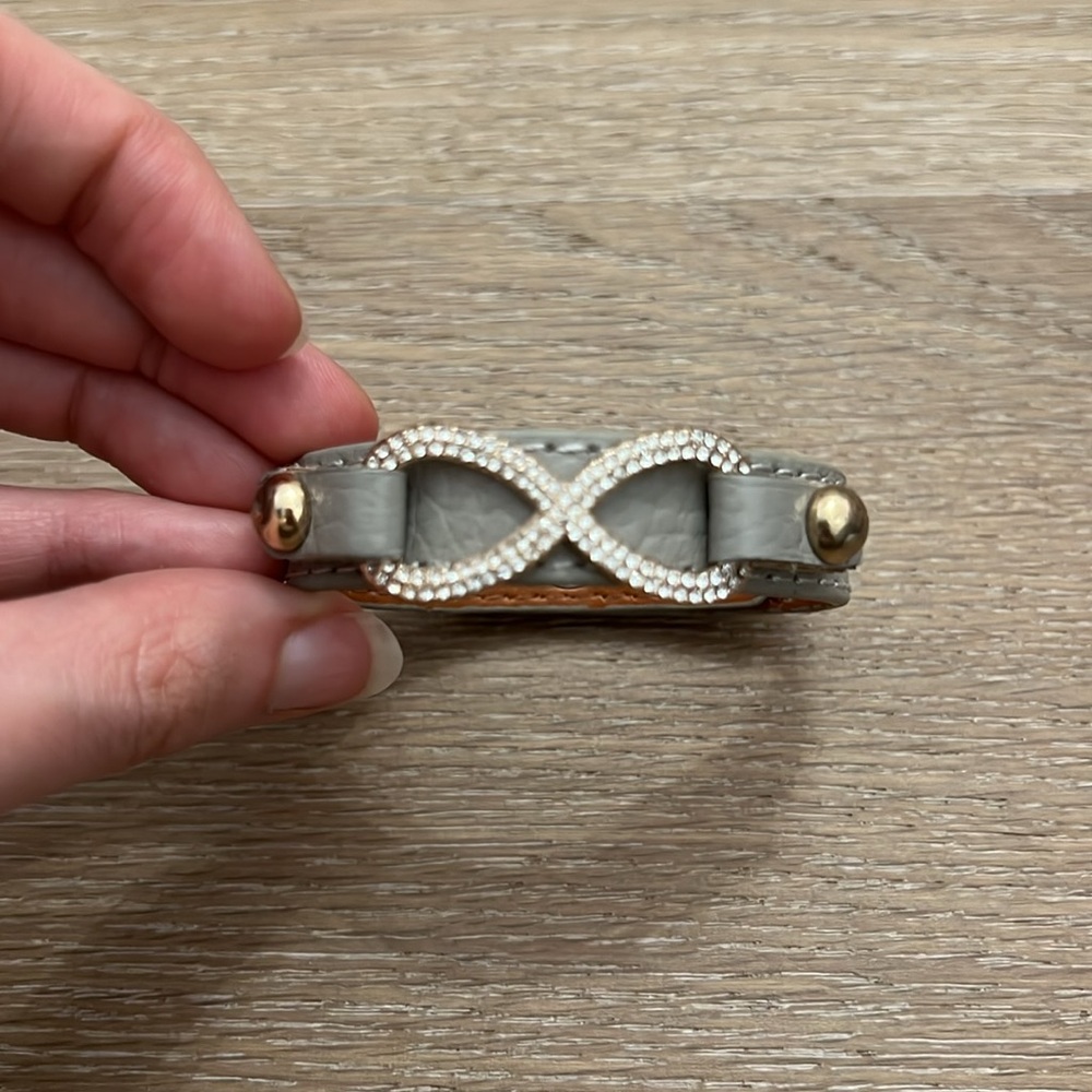 Leather Infinity Bracelet